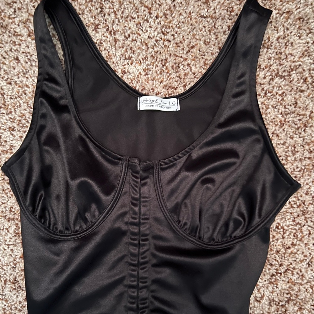 Cute mock corset top